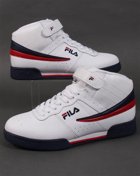 fila white sneakers high tops